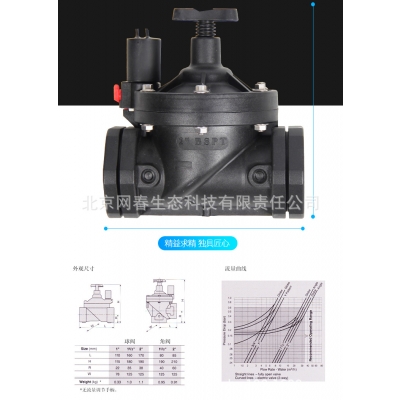 农业灌溉园林大棚电磁阀麦特金电磁阀排污阀两位三通电磁阀以色列